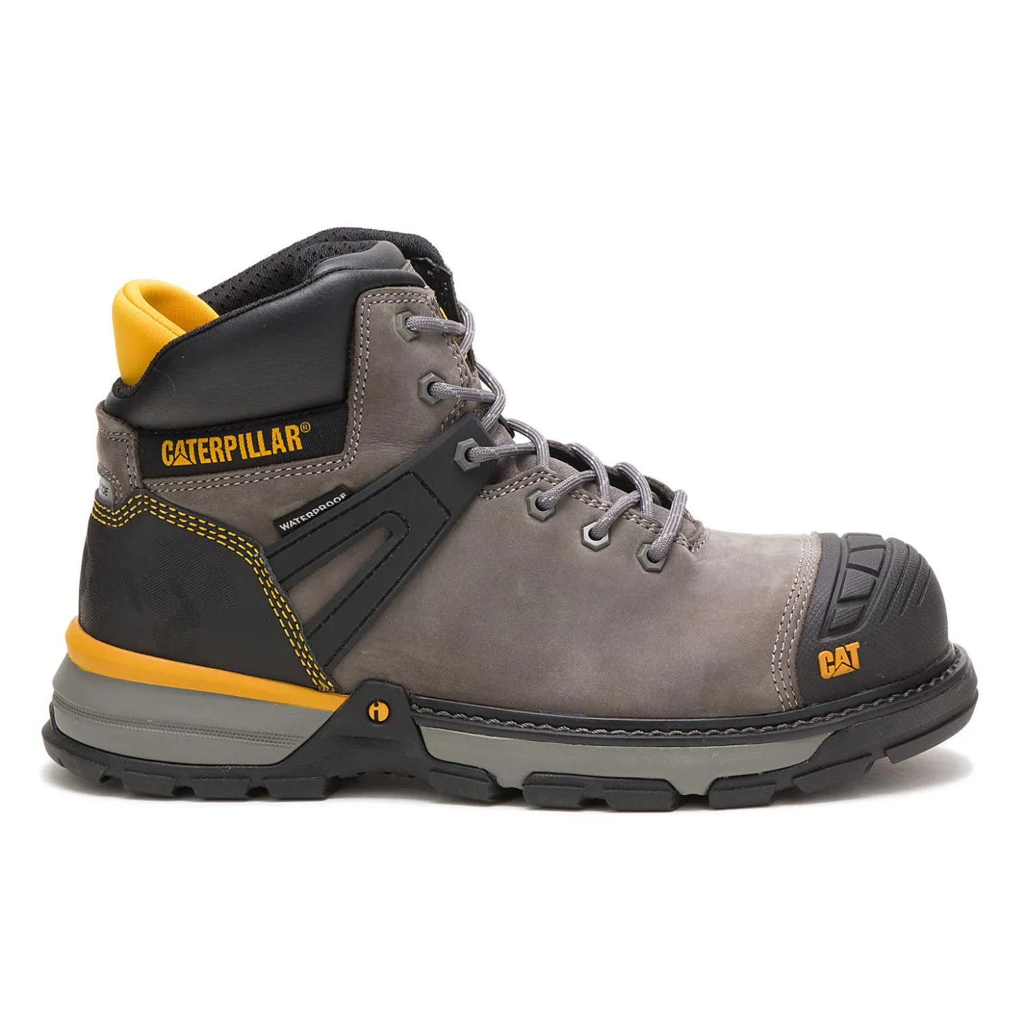 Cat Footwear Excavator Superlite Waterproof Carbon Composite Toe Work Boot^ Lightweight | Slip Resistant