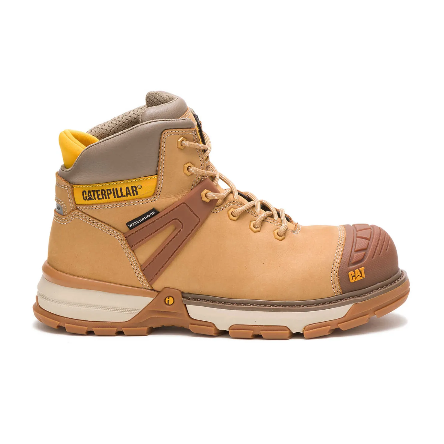 Cat Footwear Excavator Superlite Waterproof Carbon Composite Toe Work Boot^ Slip Resistant | Lightweight