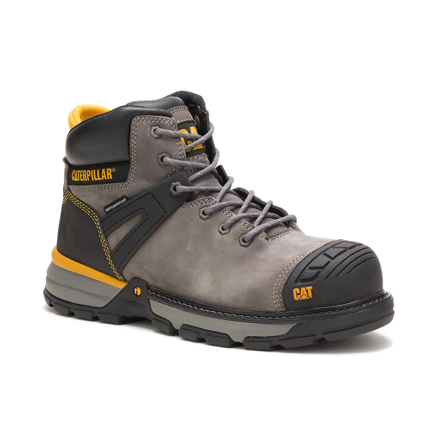 Cat Footwear Excavator Superlite Waterproof Carbon Composite Toe Work Boot^ Lightweight | Slip Resistant